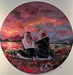 "Loojangujutud" - Marita Liivak, ⌀100, 2026. Alghind 1200 €