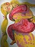 "Emadus" - Elli Maanpää, 116x89, 2025. Fikseeritud hind 4000 € 