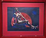 "Punane Veenus" - Tuuli Roosma, 77x92, 2026. Alghind 495 €
