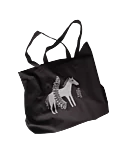 Horse flower black shopper2