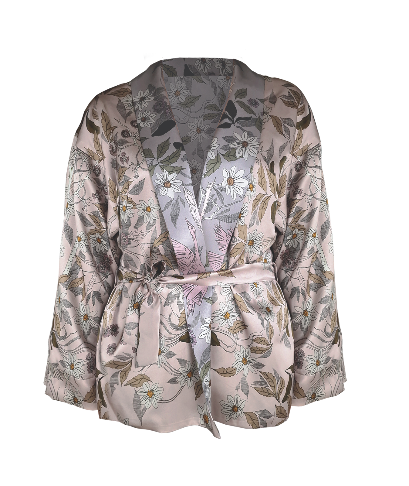 Luxurious Silk Double-Sided Jacket –