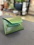 Envelope bag, green, open, sample sale