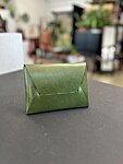 Envelope bag, green, sample sale