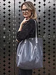 Tote bag, grey wallise