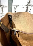 Tote, brown, inside, rare find