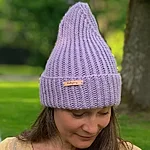 Unisex muts bohomuts villane lilla sirel 01