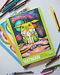 Vatmani joonistusploki kaanepilt &quot;Kuujänes&quot;