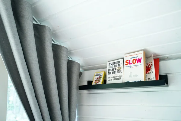 Slow down, read books, enjoy