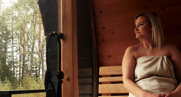 sauna experience on the bog lake