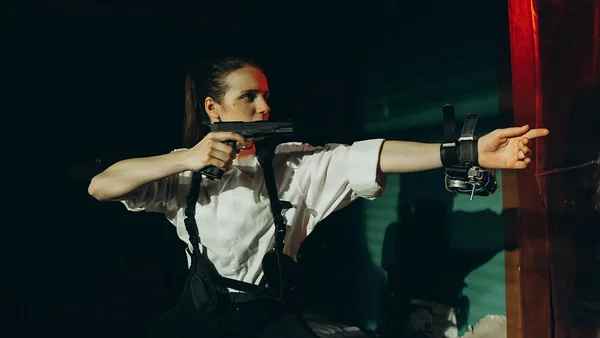 On the set of &quot;Ensnared&quot; Photo: Yelyzaveta Vysochyn