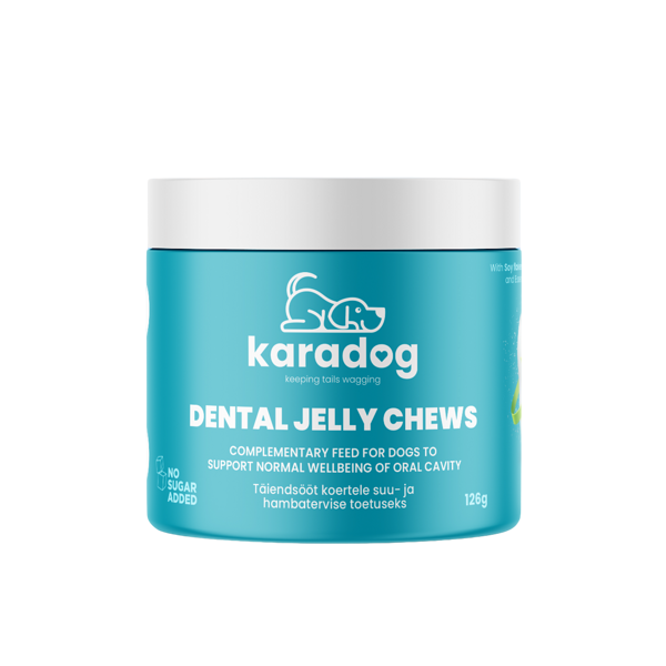 DENTAL JELLY CHEWS – complementary feed for dogs to support normal wellbeing of oral cavity