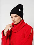 Kootud meriinovillane ore muts must