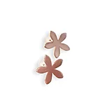 Lentsius lilac earrings rose gold darker large