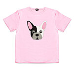 Hilp lapsed french bulldog shirt pink 1