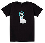 Hilp mehed llama t shirt black