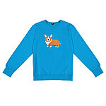 Hilp mehed men corgi sweatshirt blue 1