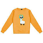 Hilp naised  llaama sweatshirt yellow