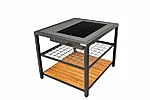 Modern outdoor kitchen workstation
