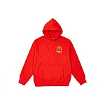 Palace x mcdonalds logo hood red 2