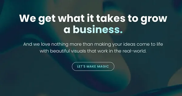 Sevah - landing page CTA example
