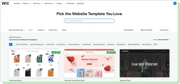 Wix: Best free no-code landing page builder