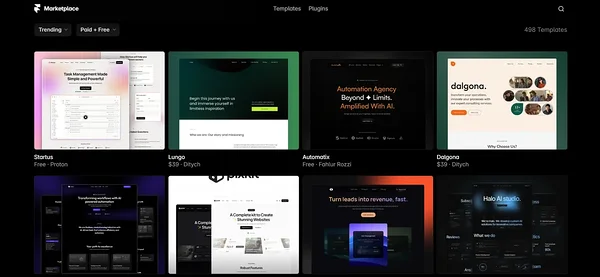 Framer: Most intuitive no-code landing page builder