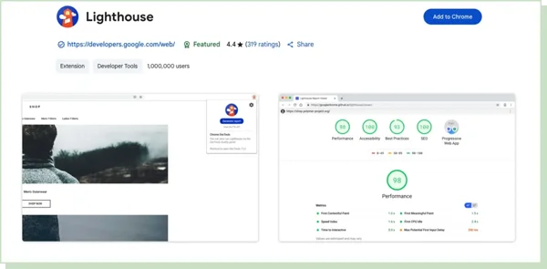 Google Lighthouse: landing page optimization tool