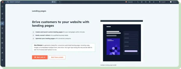 HubSpot: CRM-driven marketing & form capture