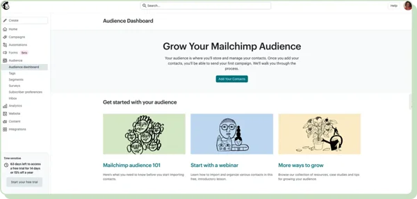 Mailchimp: Email marketing & form capture