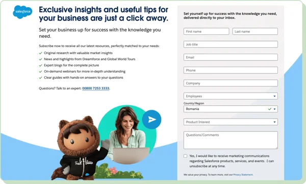Offering a strong lead magnet as a landing page optimization technique