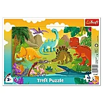 31359t 1 frame puzzle 15 dinosaurs