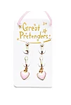 62278kp earrings with heart clip 2 pairs 1