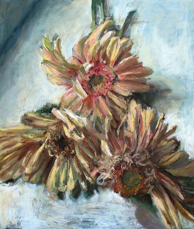 "Finissage" 2026, õli lõuendil, 69 x 59 cm 
