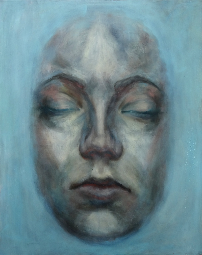 &quot;Still perfectly still&quot;, 2015-2016, õli lõuendil, 100 x 80 cm