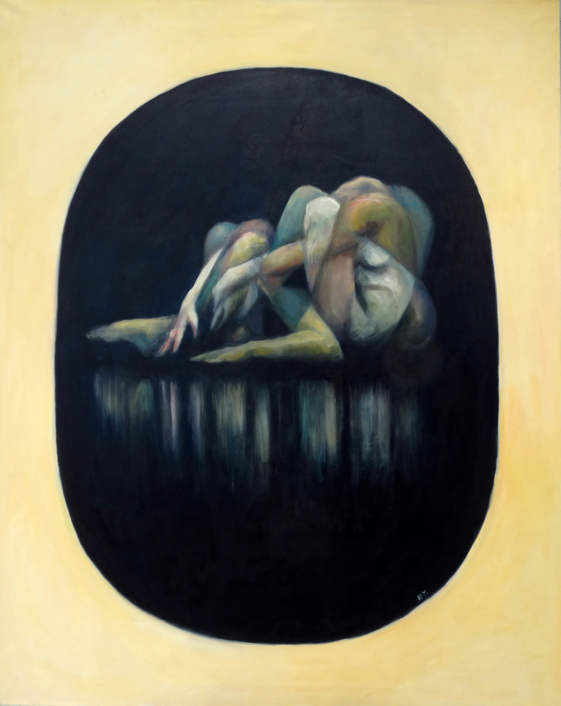 &quot;The Lyric of Absendancy III&quot;, 2015, õli ja akrüül lõuendil, 140 x 168 cm