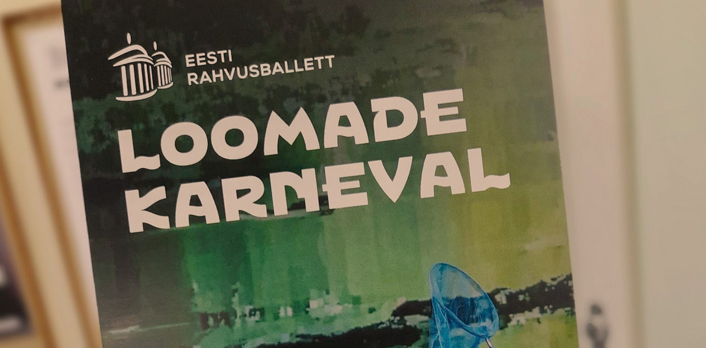 Fragment Estonia balleti "Loomade Karnevali" bukletist