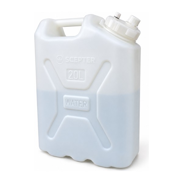 Scepter water can 20L, White/Transparent (12195)