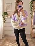Lilla kardigan 2