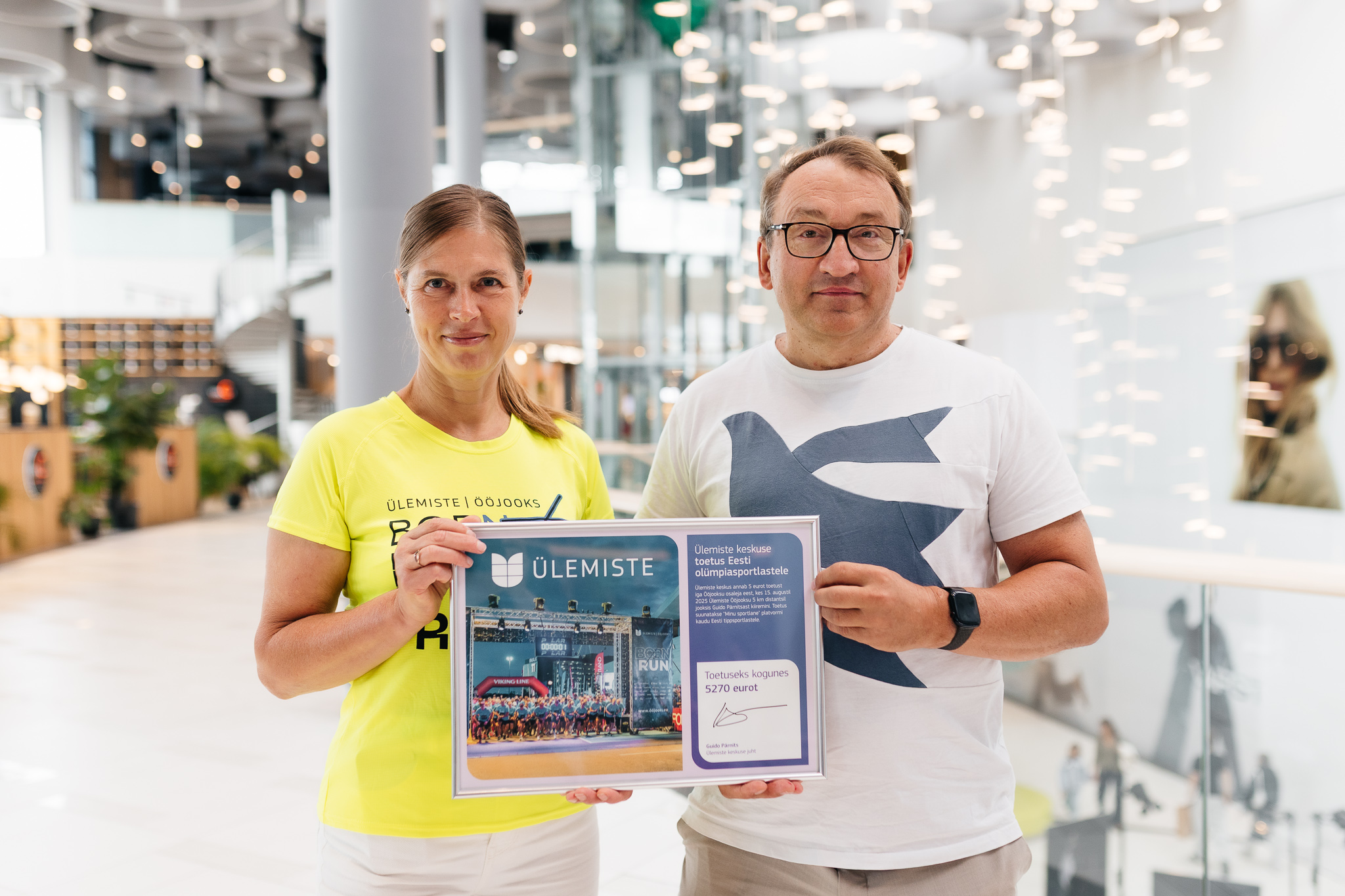 Ülemiste Centre CEO’s charity running challenge