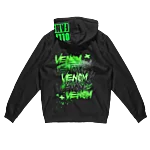 Olliefans venom green hoodie back