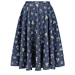 Banned retro cary bloom skirt – 50s summer style 1