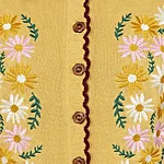 Banned retro yellow penny flower kardigan (9)