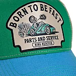 King kerosin born to be fast nokats – retro racing trucker cap (5)