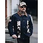 King kerosin cowhide meeste teksajakk teddy voodriga – tumesinine 1