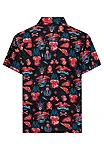King Kerosin Hawaiian Shirt – Biker Engine Flame Print