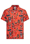King kerosin hawaiian shirt – rock’n’roll pin up hot rod print red (3)