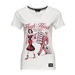 Queen kerosin high heels naiste retro t särk pin up stiilis (6)