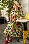 Dolly & Dotty 50s Shirt Dress – Comic Print Yellow