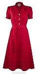 Pretty shirt dress red