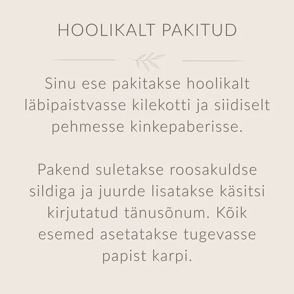 RAHEcrafti tootepakendi kirjeldus.
